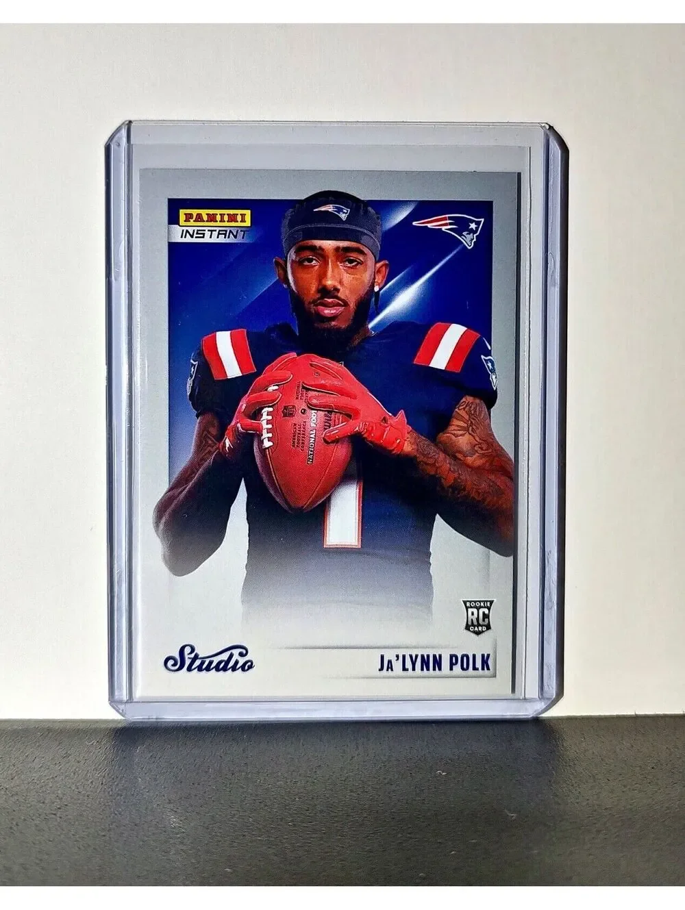 Ja'Lynn Polk 2024 Panini NFL Studio Rookies #10 Card New England Patriots 1/1672